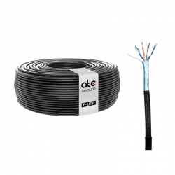 CABLE UTP 5E EXTERIOR DOBLE CHAQUETA  100M 100% COBRE