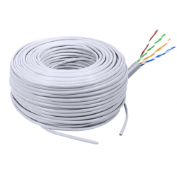 CABLE UTP  5E INTERIOR X 100M 100% COBRE