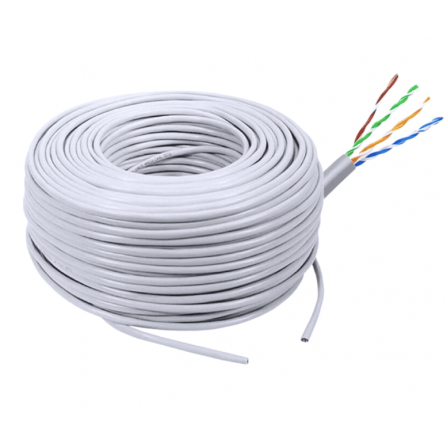 CABLE UTP 6E INTERIOR 100M 100% COBRE