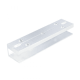SOPORTE EN ALUMINIO EN U PARA PUERTAS DE VIDRIO