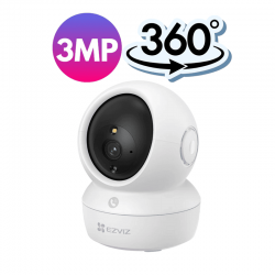Cámara WiFi H6C Pro 3MP con Giro 360°, Seguimiento Inteligente y Visión Nocturna | EZVIZ CS-H6c-R105-1L3WF