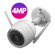 Cámara WiFi Exterior EZVIZ H3C 4MP con Visión Nocturna a Color, Defensa Activa y Llamado por Gesto