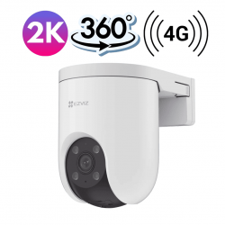 Cámara 4G EZVIZ H8C 3MP PT Exterior con Cobertura 360°, IA y Visión Nocturna a Color