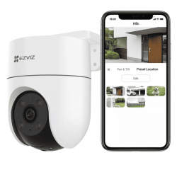 Cámara WiFi EZVIZ H8C 8MP PT Exterior 360° Visión Nocturna Color e IA