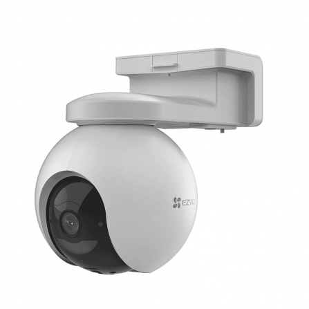 Cámara WiFi EZVIZ H8 5MP PT Exterior 360° IA Detección de Vehículos y Llamado por Mano