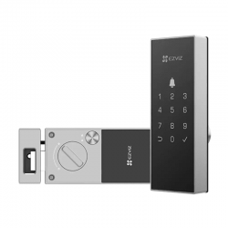 Cerradura Inteligente EZVIZ DL03 – 6 Modos de Apertura, Huella, Código y App, IP65 Exterior