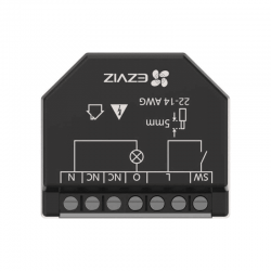 Interruptor Inteligente EZVIZ T36 | 2 Canales, WiFi, 16A, Compatible con Alexa y Google