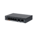 Switch PoE Dahua DH-CS4006-4ET-60 | 4 Puertos PoE + 2 Uplink Gigabit | Total 60W | Dasa Technology