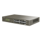 Switch PoE Gigabit Tenda 24 Puertos + 2 SFP 410W No Administrable | TEG1126P-24-410W