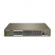Switch PoE Gigabit Tenda 24 Puertos + 2 SFP 410W No Administrable | TEG1126P-24-410W