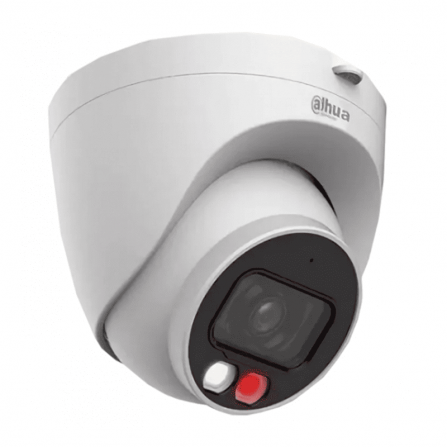 Cámara IP Domo 4MP TiOC con Lente 2.8mm, LED IR 60m, Alarma Sonora y Luminosa, H.265, WDR, IP67 y Slot microSD