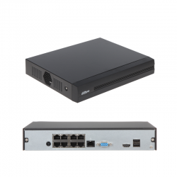 Grabador NVR Dahua IP 8 Canales 4K H.265 HDMI