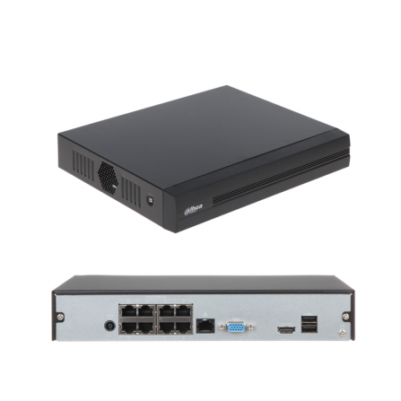 Grabador NVR Dahua IP 8 Canales 4K H.265 HDMI