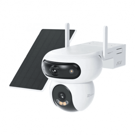 Cámara IP WiFi Dual 8MP con Panel Solar y Batería Recargable Full Color – EZVIZ